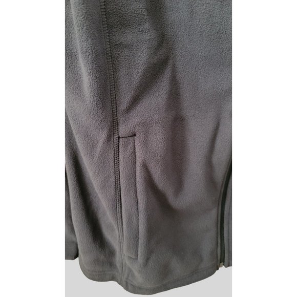 Lands' End Fleece Jacket Full Zip Black Woman's Medium 10/12 NWT JJ1976 - Picture 9 of 9
